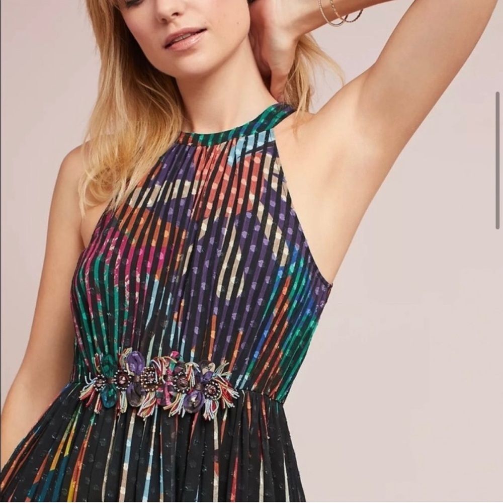 Anthropologie Multicolor Floral Maxi Dress - Picture 2 of 11